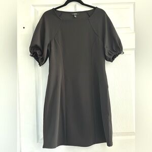 Alfani Black Puff Sleeve Dress S